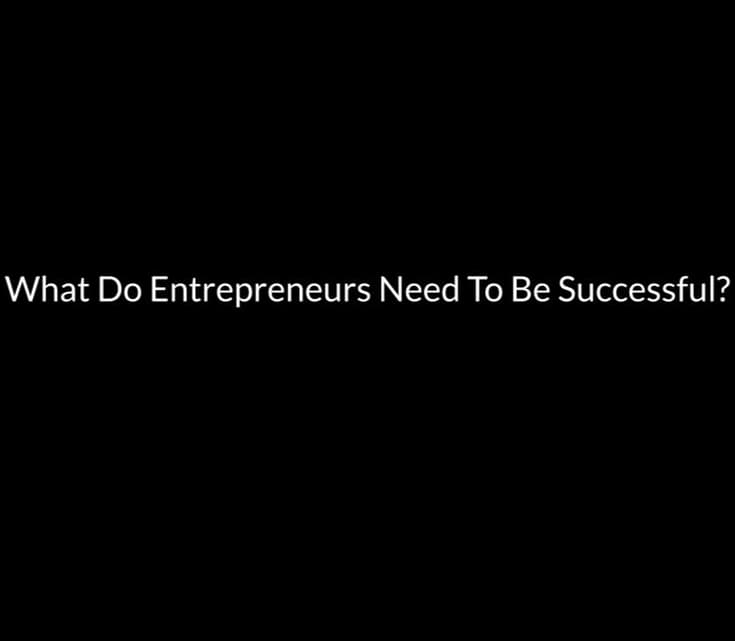 What Do Entrepreneurs Need To Be Successful?